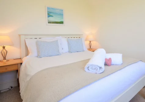 Bedroom #1 at Trelights Corner Cottage, Trelights