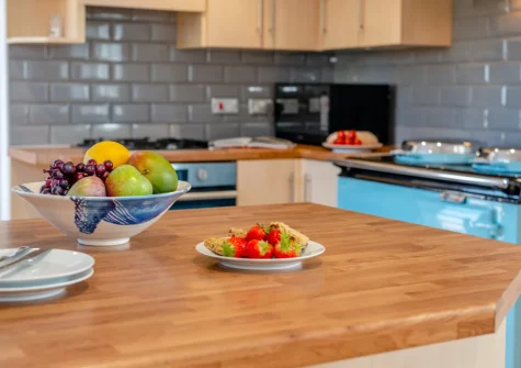 The kitchen at Trelin, Trevone