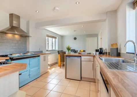 The kitchen at Trelin, Trevone