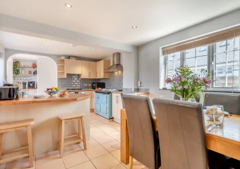 The kitchen & dining area at Trelin, Trevone