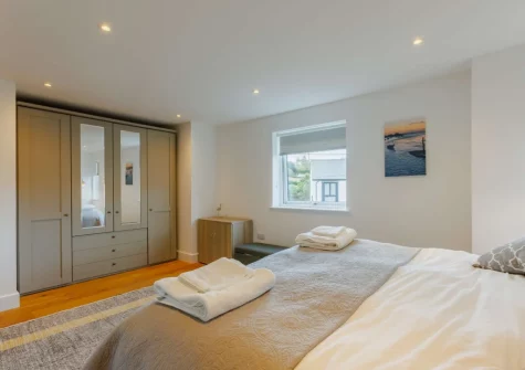 Bedroom #1 at Treloar Heights, Bude