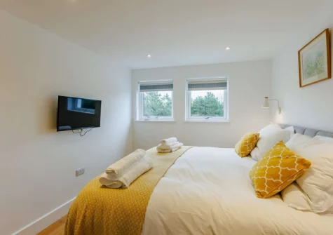 Bedroom #2 at Treloar Heights, Bude