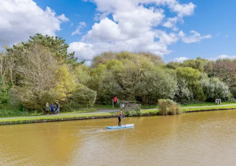 Enjoy fabulous views overlooking the historic Bude canal