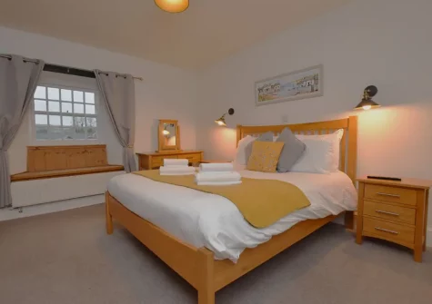 Bedroom #1 at Trelow Barton, Tredinnick
