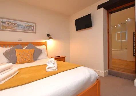 Bedroom #1 at Trelow Barton, Tredinnick