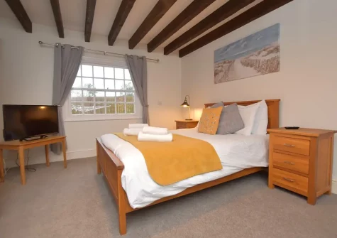 Bedroom #2 at Trelow Barton, Tredinnick