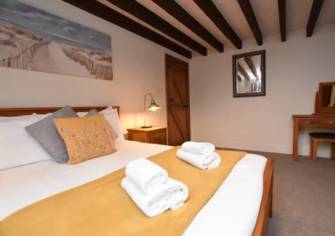 Bedroom #2 at Trelow Barton, Tredinnick