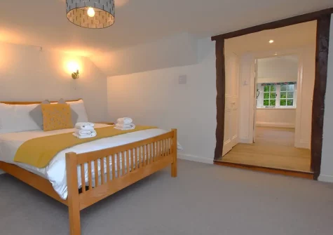 Bedroom #2 at Trelow Farmhouse, Tredinnick
