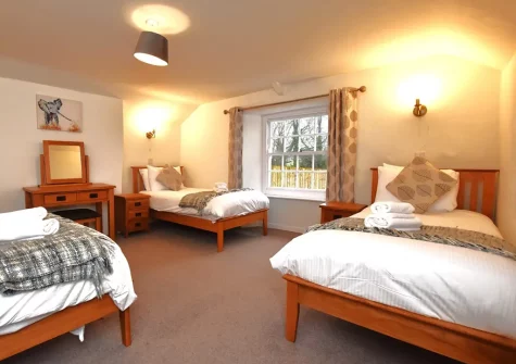 Bedroom #4 at Trelow Farmhouse, Tredinnick