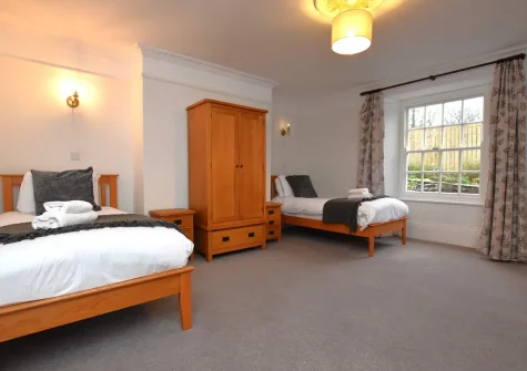 Bedroom #5 at Trelow Farmhouse, Tredinnick
