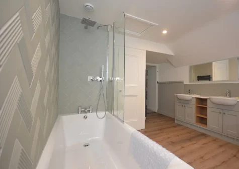 Bathroom #1 at Trelow Farmhouse, Tredinnick