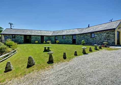 Escape to Trembleath Parlour, a beautifully converted milking parlour in the Cornish countryside