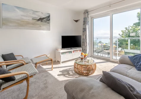 The living area at Trenance at 2 Godrevy Court, Carbis Bay