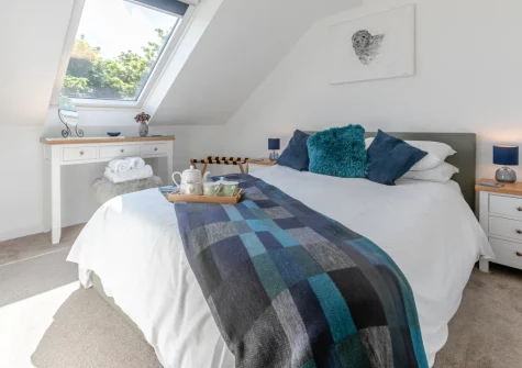 The bedroom at Trenance at 2 Godrevy Court, Carbis Bay