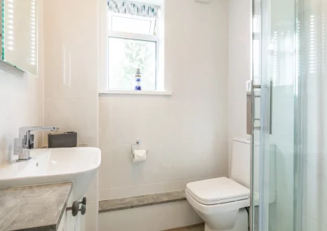 The shower room at Trenance at 2 Godrevy Court, Carbis Bay