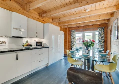 The kitchen & dining area at Trenant, Little Petherick