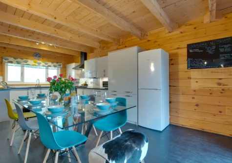 The dining area at Trenant, Little Petherick