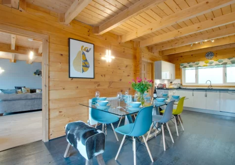 The dining area at Trenant, Little Petherick