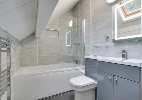 The bathroom at Trenant, Little Petherick