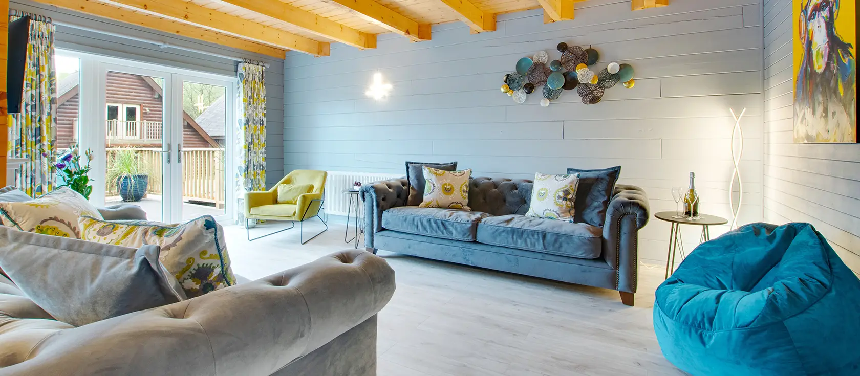 Trenant, Little Petherick is a characterful four-bedroom log home nestled in an Area of Outstanding Natural Beauty, perfect for families and groups seeking countryside charm, multiple entertaining spaces, and easy access to Padstow.