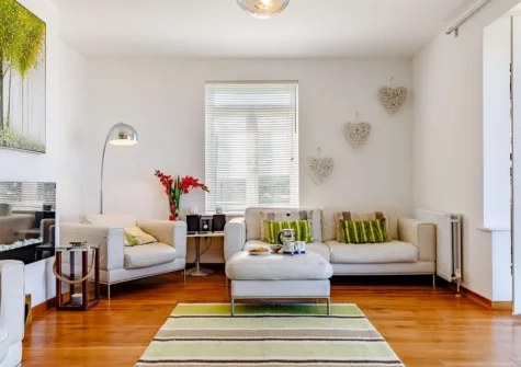 The living area at Trenarren, Perranporth