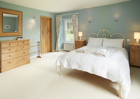 Bedroom #1 at Trencreek Farmhouse, Tregony