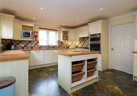The kitchen @ Trencrom Villa, St Ives