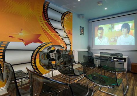 The cinema @ Trencrom Villa, St Ives