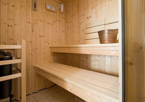 The sauna @ Trencrom Villa, St Ives
