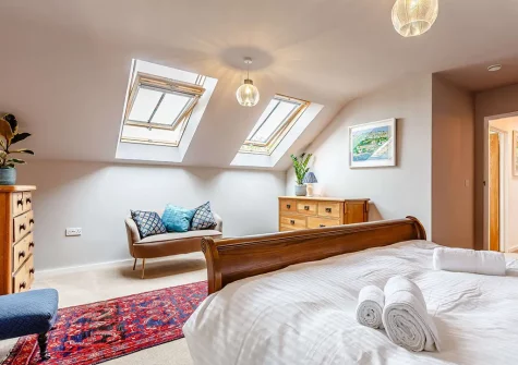 Bedroom #1 at Trenethick Barns, Mount Hawke