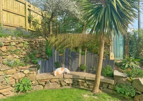 The garden at Trenethick Barns, Mount Hawke