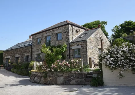 The garden at Trenethick Barns, Mount Hawke