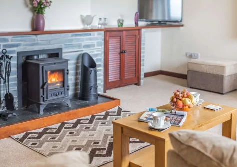 The living room at Trengilly Vean, Constantine