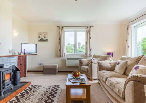 The living room at Trengilly Vean, Constantine
