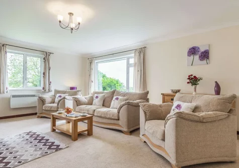 The living room at Trengilly Vean, Constantine