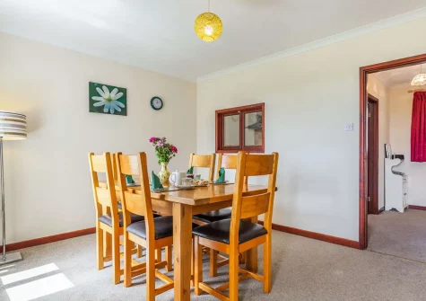 The dining room at Trengilly Vean, Constantine
