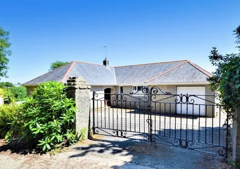 Enjoy far reaching countryside views from the garden at Trengilly Vean, Constantine