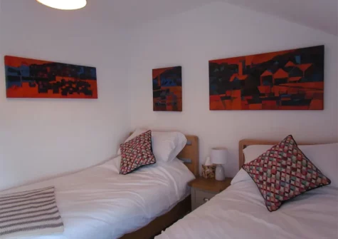 Bedroom #2 at Trenwith Bridge Cottage, St Ives