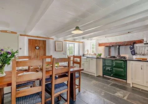 The kitchen & dining area at Trescore, Treworthal