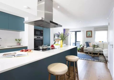 The kitchen at Treth Nook, Harlyn