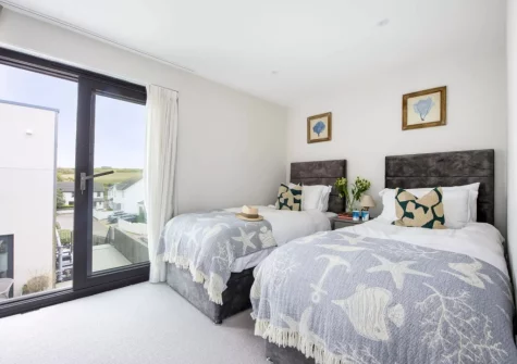Bedroom #1 at Treth Nook, Harlyn