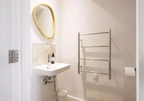 The cloakroom at Treth Nook, Harlyn