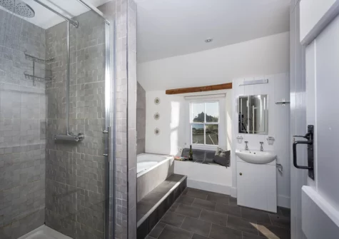 Bathroom #1 at Trevara, Marazion