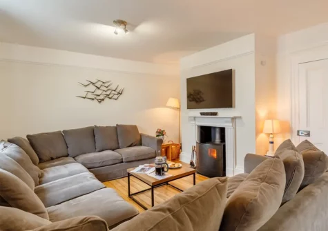 The living area at Trevarna, Cawsand