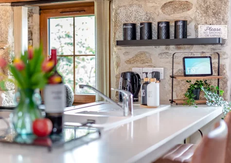 The kitchen at Trevean, St Breward