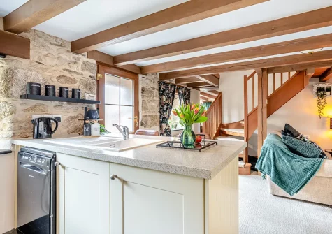 The kitchen at Trevean, St Breward
