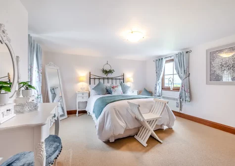 Bedroom #1 at Trevean, St Breward