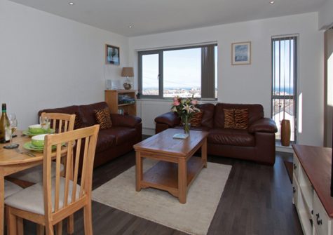 The open plan living area @ Trevena, Newquay