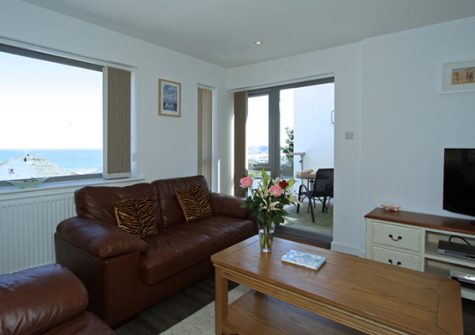 The open plan living area @ Trevena, Newquay