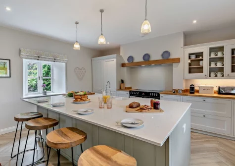 The kitchen at Treverran Stables, Fowey